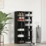 Zapateros 2 uds roble negro 25x27x102 cm madera de ingeniería de , Zapateros y organizadores de calzado - Ref: Foro24-862067,...