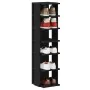 Zapateros 2 uds roble negro 25x27x102 cm madera de ingeniería de , Zapateros y organizadores de calzado - Ref: Foro24-862067,...