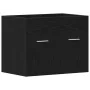Mueble de baño para lavabo de roble negro 60x38,5x46 cm von , Badezimmermöbel - Ref: Foro24-862025, Preis: 51,97 €, Rabatt: %