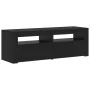 TV-Möbel mit LED-Lichtern, Schwarz-Eiche, 120x35x40 cm. von , TV-Möbel - Ref: Foro24-862031, Preis: 82,10 €, Rabatt: %