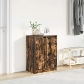 Smoked oak shoemaker 57x34x76 cm Engineered wood by , Shoe racks and shoe organizers - Ref: Foro24-861872, Price: 83,03 €, Di...