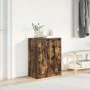 Zapatero roble ahumado 57x34x76 cm Madera de ingeniería de , Zapateros y organizadores de calzado - Ref: Foro24-861872, Preci...