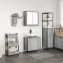 Bathroom furniture set 2 pieces gray Sonoma plywood by , Bathroom furniture - Ref: Foro24-3328392, Price: 118,14 €, Discount: %