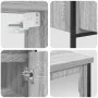 Badezimmermöbel-Set, 2-teilig, aus grauer Sonoma-Sperrholz-Möbelplatte. von , Badezimmermöbel - Ref: Foro24-3328392, Preis: 1...