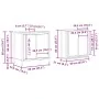Bathroom furniture set 2 pieces gray Sonoma plywood by , Bathroom furniture - Ref: Foro24-3328392, Price: 118,14 €, Discount: %