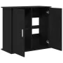 Black oak wood aquarium stand 81x36x73 cm by , Aquarium supports - Ref: Foro24-862155, Price: 93,71 €, Discount: %