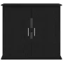 Black oak wood aquarium stand 81x36x73 cm by , Aquarium supports - Ref: Foro24-862155, Price: 93,71 €, Discount: %