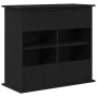 Black oak wood aquarium stand 81x36x73 cm by , Aquarium supports - Ref: Foro24-862155, Price: 93,71 €, Discount: %