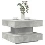 Mesa de centro giratoria 360 grados gris hormigón 50x50x34,5 cm de , Mesas de centro - Ref: Foro24-858473, Precio: 57,02 €, D...