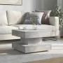 Rotating 360-degree gray concrete coffee table 50x50x34.5 cm by , Coffee table - Ref: Foro24-858473, Price: 57,02 €, Discount: %
