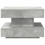 Rotating 360-degree gray concrete coffee table 50x50x34.5 cm by , Coffee table - Ref: Foro24-858473, Price: 57,02 €, Discount: %