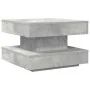 Rotating 360-degree gray concrete coffee table 50x50x34.5 cm by , Coffee table - Ref: Foro24-858473, Price: 57,02 €, Discount: %