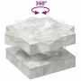 Rotating 360-degree gray concrete coffee table 50x50x34.5 cm by , Coffee table - Ref: Foro24-858473, Price: 57,02 €, Discount: %
