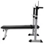 Exercise bench with weight support, weights, and dumbbells 120 kg by , Weight lifting machines - Ref: Foro24-275375, Price: 5...