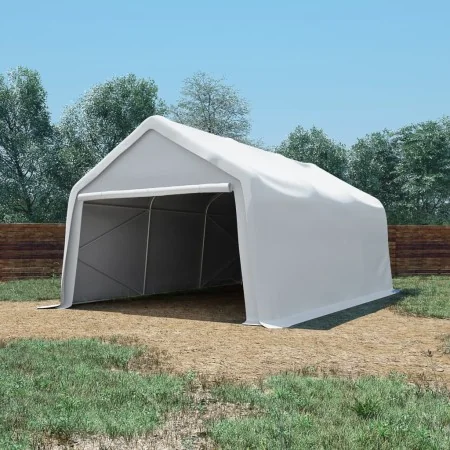White PVC storage tent 550 g/m² 4x6 m by , Industrial storage - Ref: Foro24-3056654, Price: 877,69 €, Discount: %