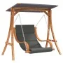 Swing with cushion and solid fir wood canopy by , Garden rockers - Ref: Foro24-3200624, Price: 342,27 €, Discount: %