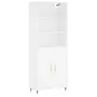 Tall white plywood highboard 69.5x34x180 cm by , Sideboards - Ref: Foro24-3189229, Price: 134,10 €, Discount: %