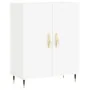Tall white plywood highboard 69.5x34x180 cm by , Sideboards - Ref: Foro24-3189229, Price: 134,10 €, Discount: %