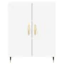 Hoher Schrank aus weißem Sperrholz 69,5x34x180 cm von , Sideboards - Ref: Foro24-3189229, Preis: 134,46 €, Rabatt: %