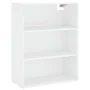 Hoher Schrank aus weißem Sperrholz 69,5x34x180 cm von , Sideboards - Ref: Foro24-3189229, Preis: 134,46 €, Rabatt: %
