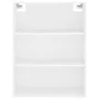 Hoher Schrank aus weißem Sperrholz 69,5x34x180 cm von , Sideboards - Ref: Foro24-3189229, Preis: 134,46 €, Rabatt: %
