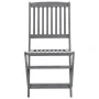 Folding garden chairs 4 pcs solid acacia wood and cushions by , Garden chairs - Ref: Foro24-3064576, Price: 202,22 €, Discoun...