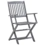 Faltbare Gartenstühle, 4 Stück Massivholz Akazie und Kissen von , Gartenstühle - Ref: Foro24-3064522, Preis: 186,41 €, Rabatt: %