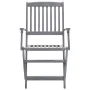 Faltbare Gartenstühle, 4 Stück Massivholz Akazie und Kissen von , Gartenstühle - Ref: Foro24-3064522, Preis: 186,41 €, Rabatt: %