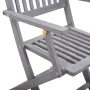 Faltbare Gartenstühle, 4 Stück Massivholz Akazie und Kissen von , Gartenstühle - Ref: Foro24-3064522, Preis: 186,41 €, Rabatt: %