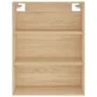 Aparador alto madera contrachapada color roble 69,5x34x180 cm de , Aparadores - Ref: Foro24-3189480, Precio: 151,32 €, Descue...
