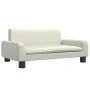 Cream synthetic leather children's sofa 70x45x30 cm by , Baby and Toddler Furniture - Ref: Foro24-3196275, Price: 80,55 €, Di...