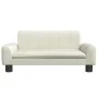 Cream synthetic leather children's sofa 70x45x30 cm by , Baby and Toddler Furniture - Ref: Foro24-3196275, Price: 80,55 €, Di...