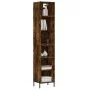 Rauchiger Eichenfurnier hoher Schrank 34,5x32,5x180 cm von , Sideboards - Ref: Foro24-3189842, Preis: 79,97 €, Rabatt: %