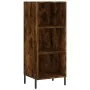 Tall smoked oak veneer sideboard 34.5x32.5x180 cm by , Sideboards - Ref: Foro24-3189842, Price: 79,99 €, Discount: %