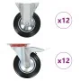 24 wheels 160 mm each by , Material handling - Ref: Foro24-278054, Price: 319,52 €, Discount: %