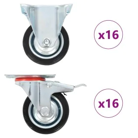 32 wheels 75 mm each by , Material handling - Ref: Foro24-278040, Price: 124,70 €, Discount: %