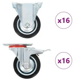 Räder 32 Stück 75 mm von , Materialhandhabung - Ref: Foro24-278040, Preis: 124,70 €, Rabatt: %