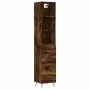 Smoked oak plywood sideboard 34.5x34x180 cm by , Sideboards - Ref: Foro24-3189674, Price: 98,03 €, Discount: %