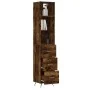 Smoked oak plywood sideboard 34.5x34x180 cm by , Sideboards - Ref: Foro24-3189674, Price: 98,03 €, Discount: %