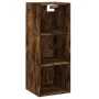 Aparador de madera contrachapada roble ahumado 34,5x34x180 cm de , Aparadores - Ref: Foro24-3189674, Precio: 98,03 €, Descuen...