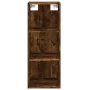 Aparador de madera contrachapada roble ahumado 34,5x34x180 cm de , Aparadores - Ref: Foro24-3189674, Precio: 98,03 €, Descuen...
