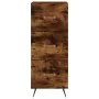Aparador de madera contrachapada roble ahumado 34,5x34x180 cm de , Aparadores - Ref: Foro24-3189674, Precio: 98,03 €, Descuen...