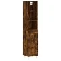 Smoked oak plywood sideboard 34.5x34x180 cm by , Sideboards - Ref: Foro24-3190074, Price: 87,07 €, Discount: %