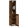 Smoked oak plywood sideboard 34.5x34x180 cm by , Sideboards - Ref: Foro24-3190074, Price: 87,07 €, Discount: %