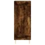 Smoked oak plywood sideboard 34.5x34x180 cm by , Sideboards - Ref: Foro24-3190074, Price: 87,07 €, Discount: %