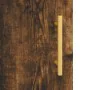 Rauchiger Eichenfurnier-Holzschrank 34,5x34x180 cm von , Sideboards - Ref: Foro24-3190074, Preis: 87,07 €, Rabatt: %