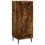 Aparador de madera contrachapada roble ahumado 34,5x34x180 cm de , Aparadores - Ref: Foro24-3190106, Precio: 89,21 €, Descuen...