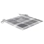 Sillas Batavia 2 uds teca maciza con cojines a cuadros grises de , Sillas de jardín - Ref: Foro24-3062141, Precio: 247,54 €, ...