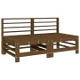 Juego muebles de jardín 6 piezas madera maciza pino marrón miel de , Conjuntos de jardín - Ref: Foro24-3186476, Precio: 415,4...