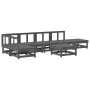 7-teiliges Gartensitzgruppen-Set aus massivem grauem Kiefernholz. von , Gartensets - Ref: Foro24-3186510, Preis: 423,66 €, Ra...